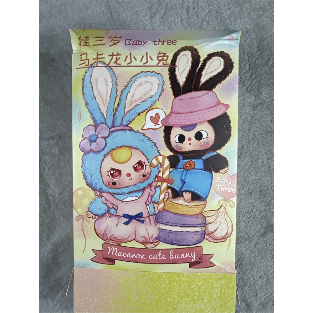 Baby Three - Macaron Rabbit Stuffed Open Blind Box Confirmed - Picture 8 of 16